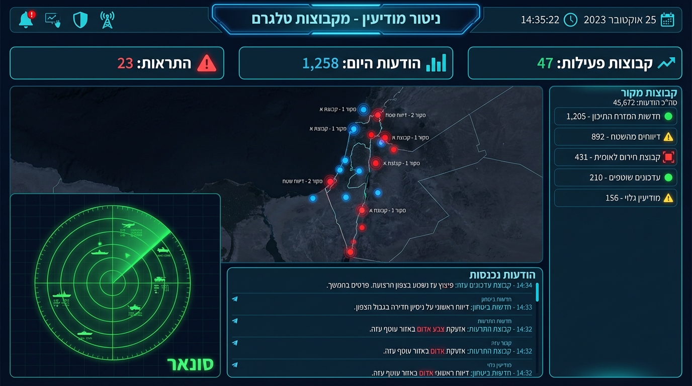Intel Monitoring from Telegram Groups